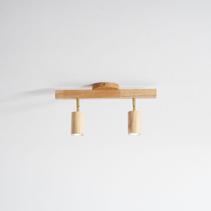 Natural Wood Beam Spotlight Light