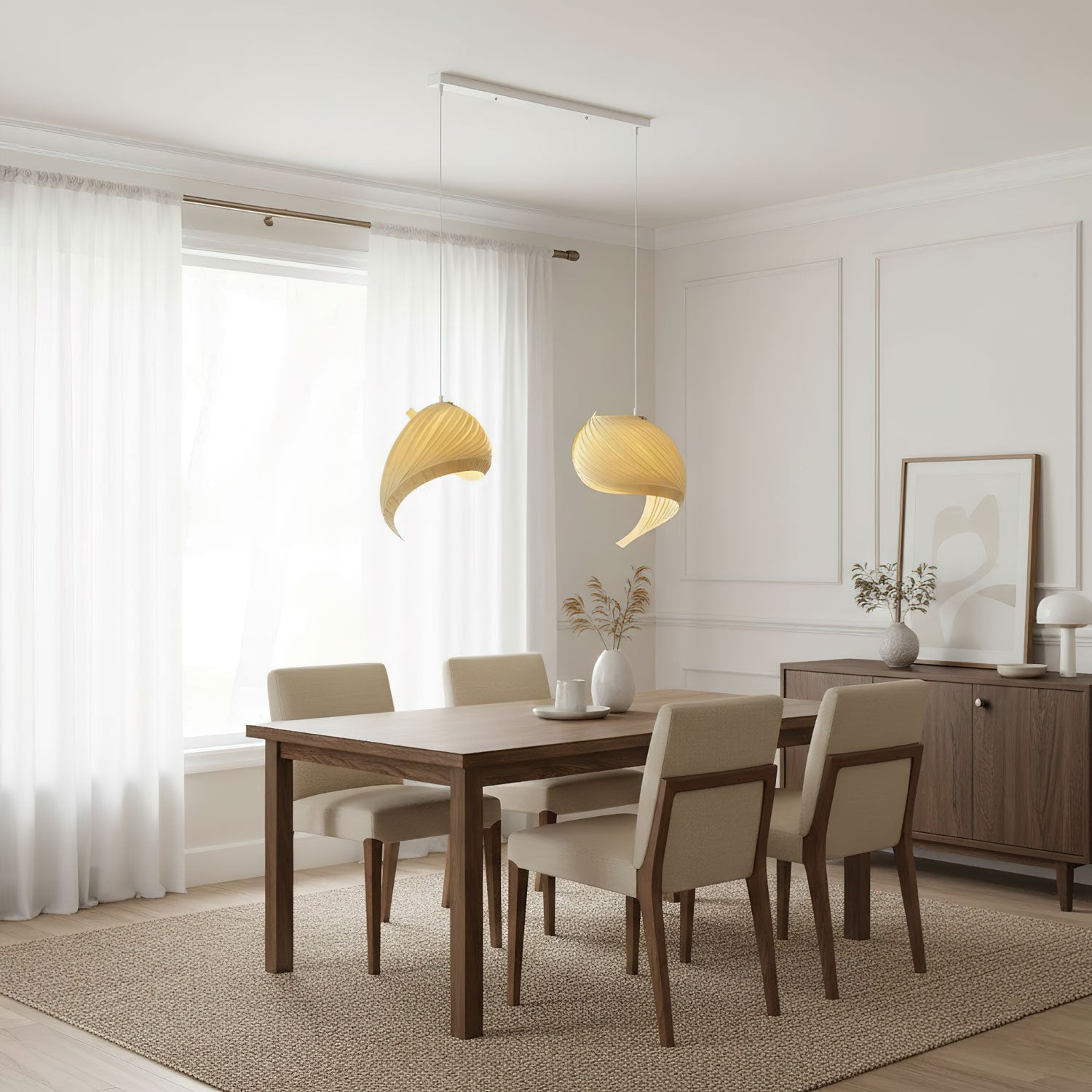 Nautilus Shell Pendant Light