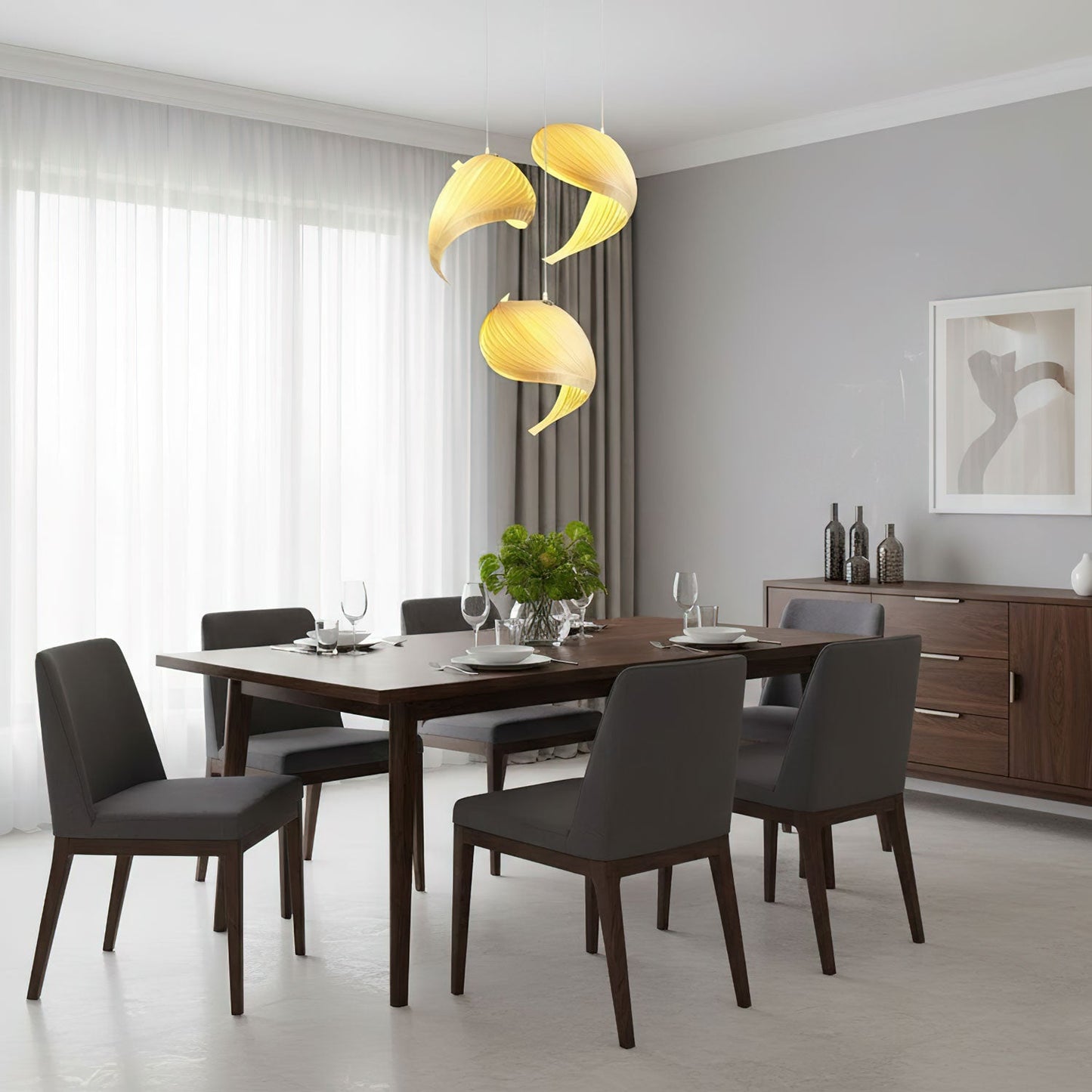 Nautilus Shell Pendant Light