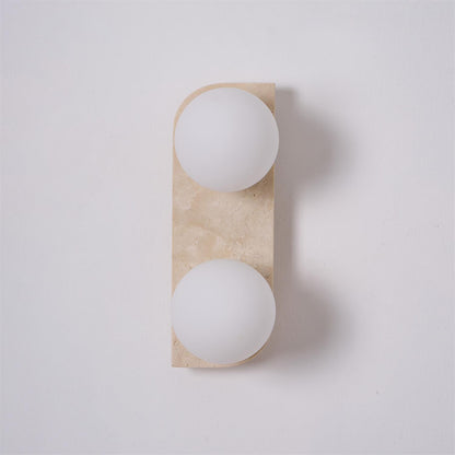 Elysian Travertine Wall Light