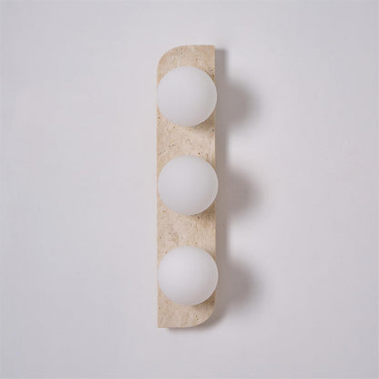Elysian Travertine Wall Light