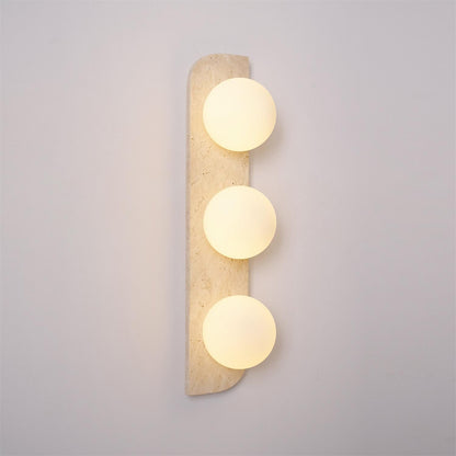 Elysian Travertine Plug-in Wall Light