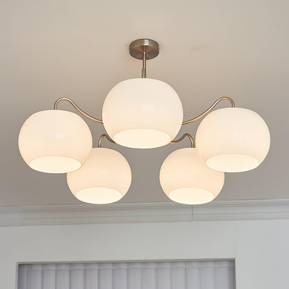 Glass Persimmon Chandelier