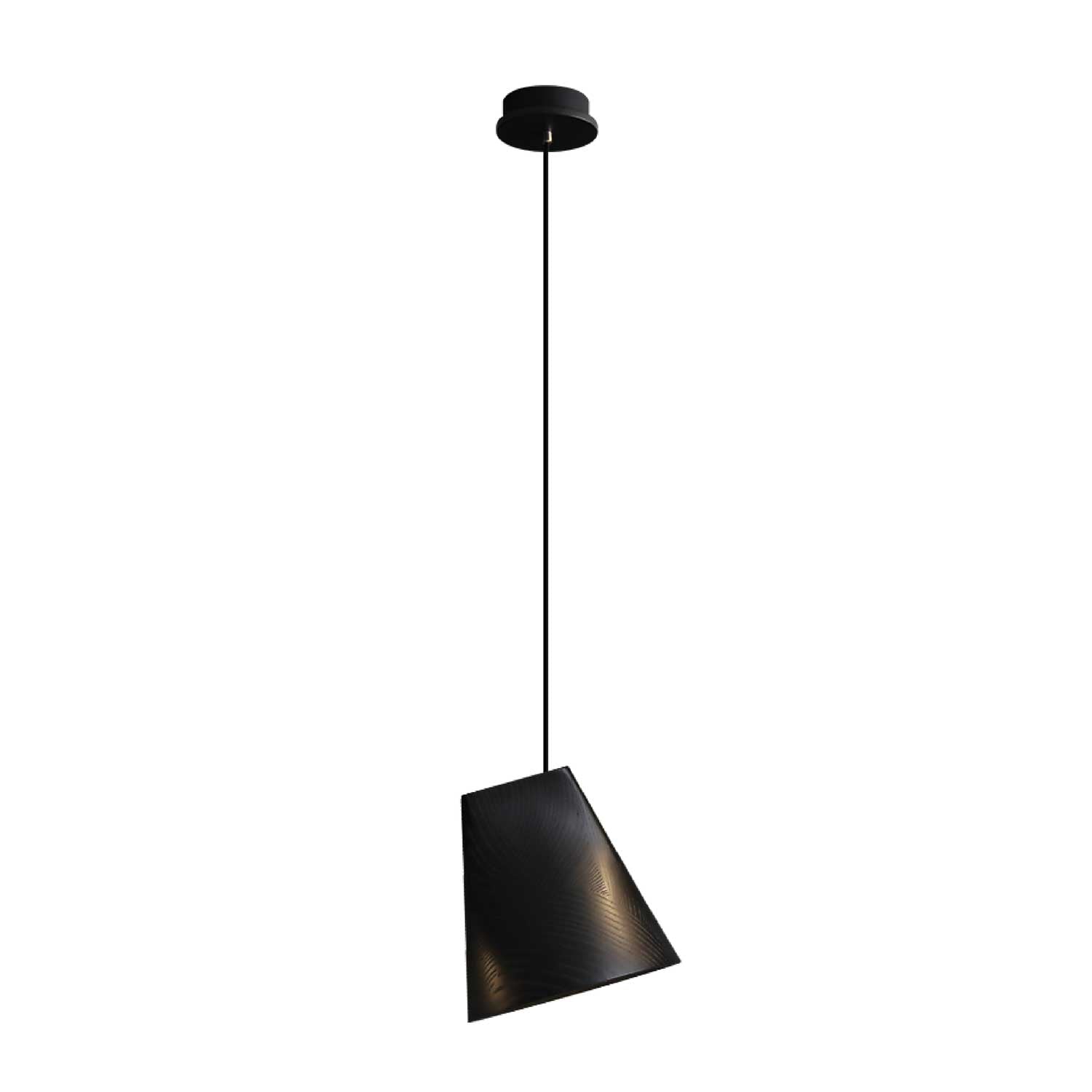 Nordic Tilted Wood Pendant Light