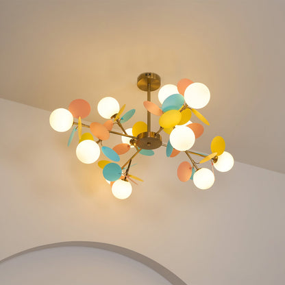 Off White Tree Chandelier