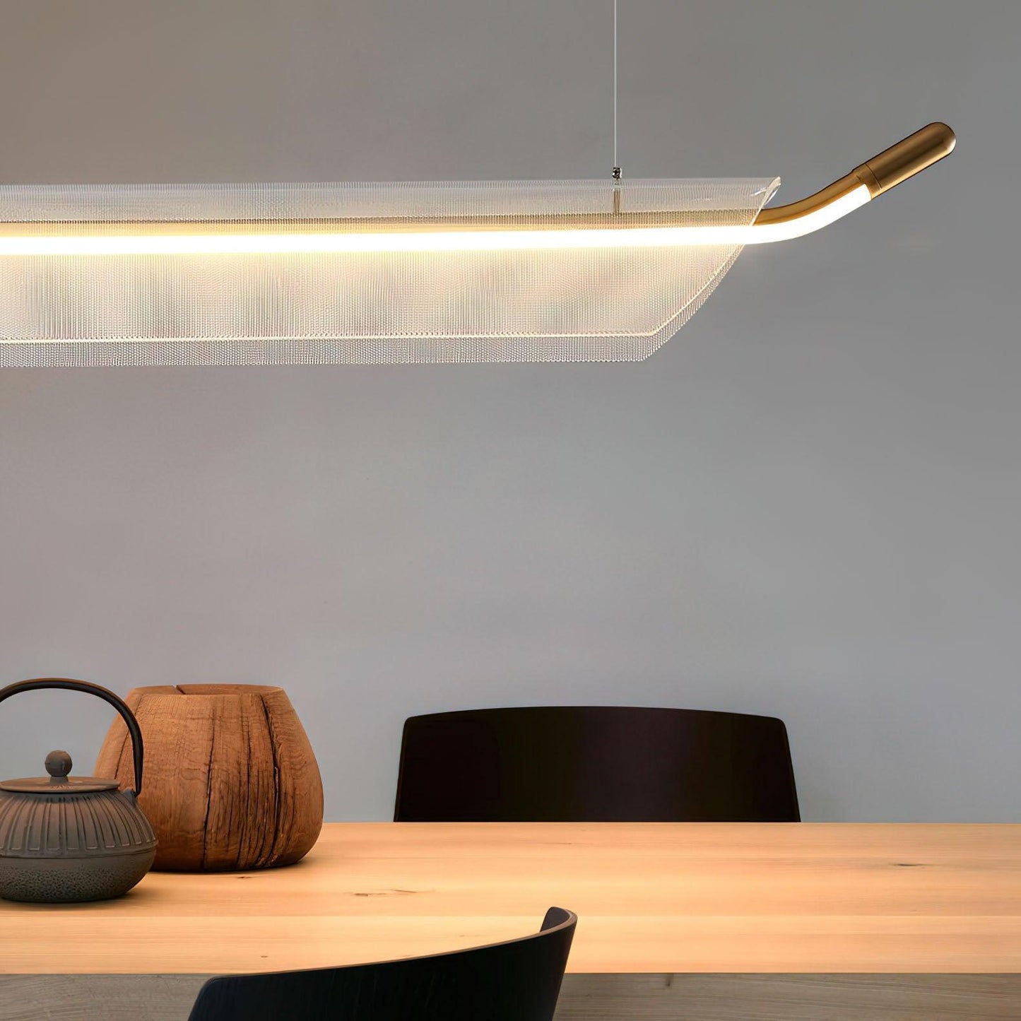 One Word Acrylic Pendant Light