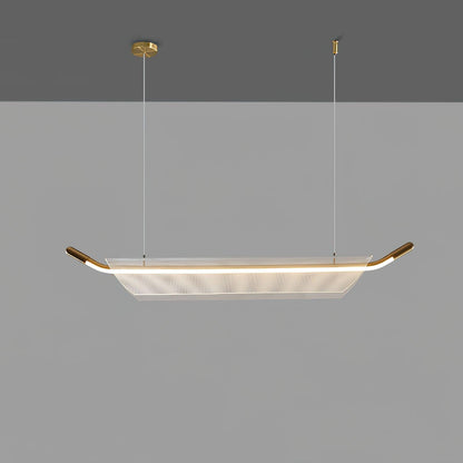 One Word Acrylic Pendant Light