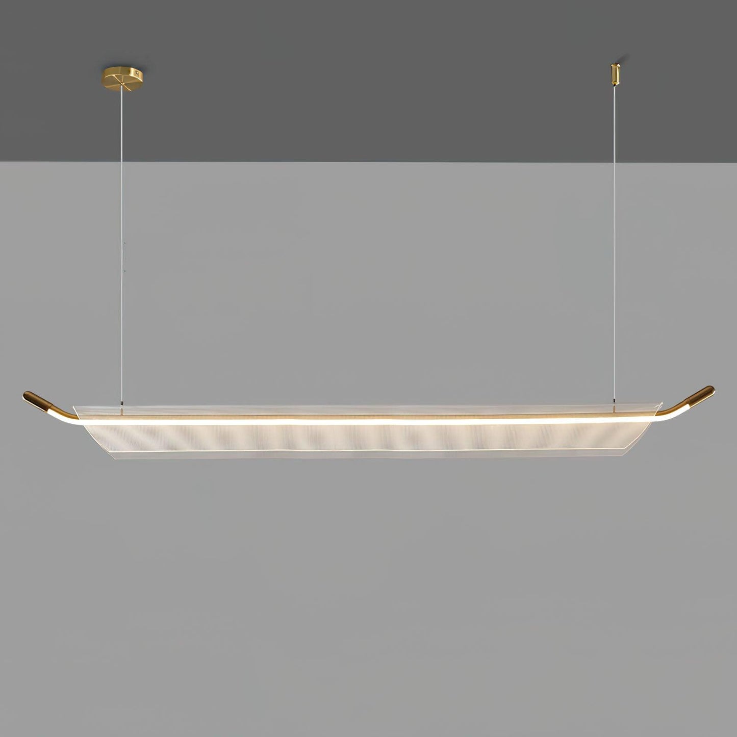 One Word Acrylic Pendant Light