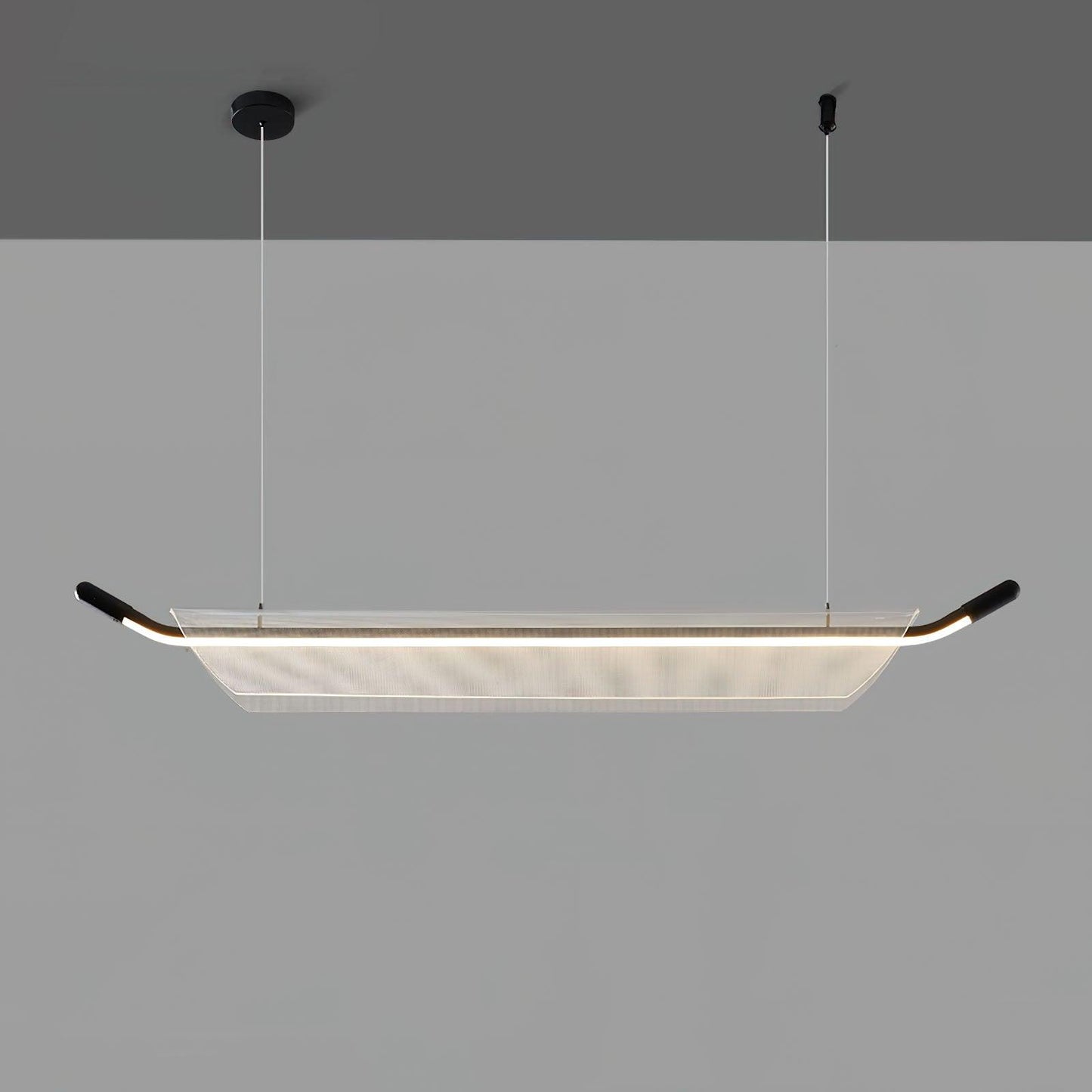 One Word Acrylic Pendant Light