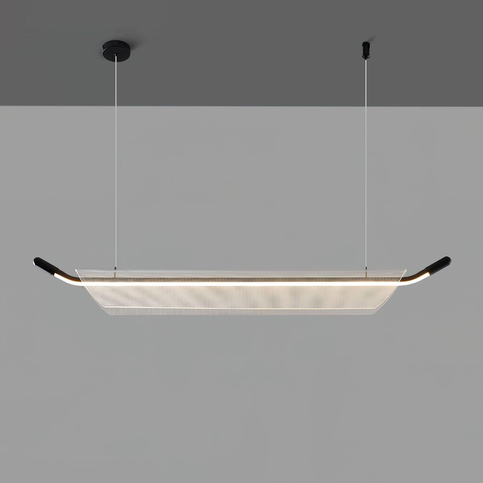 One Word Acrylic Pendant Light