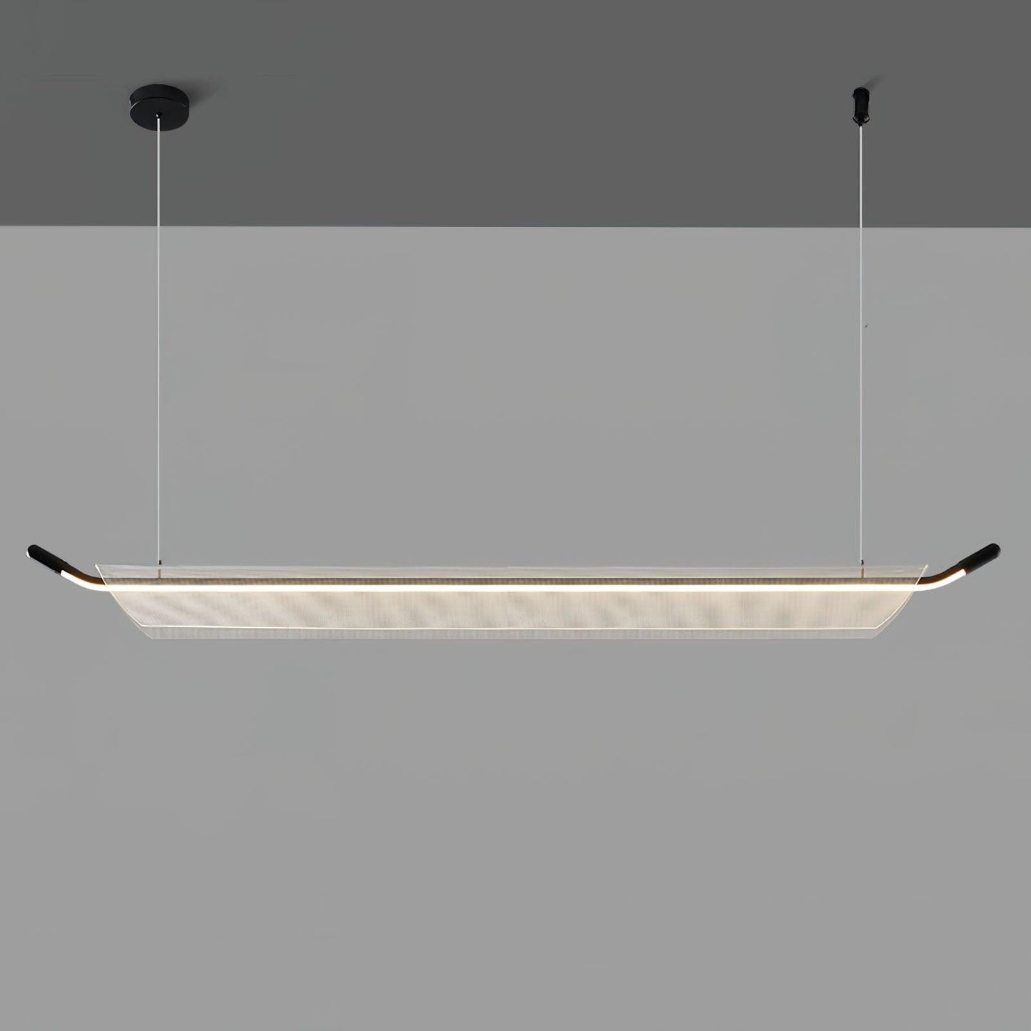 One Word Acrylic Pendant Light