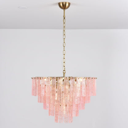 Opalora Pink Murano Chandelier