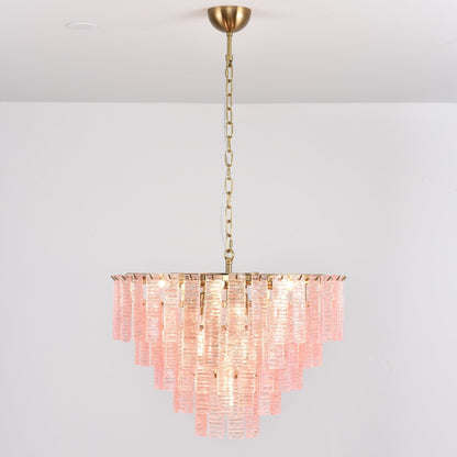 Opalora Pink Murano Chandelier