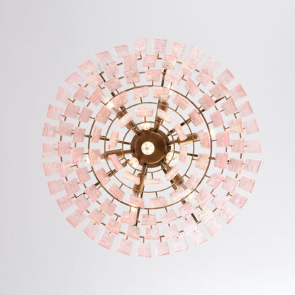 Opalora Pink Murano Chandelier