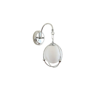 Orb Cage Semi Wall Lamp