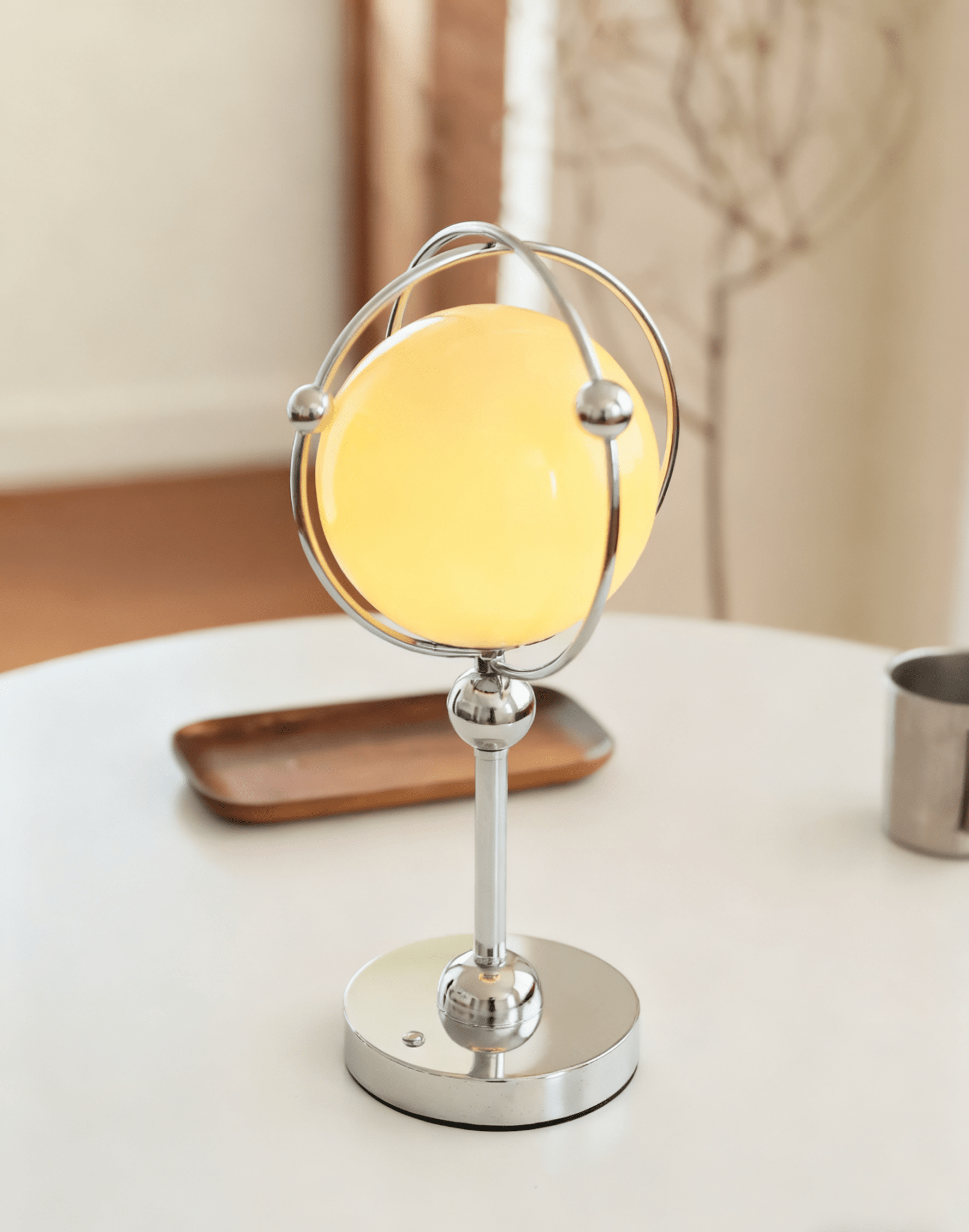 Orb Cage Table Lamp