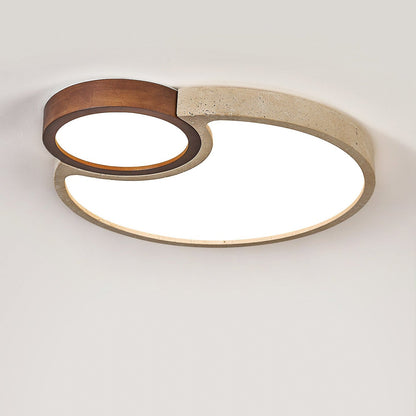 Orba Travertine Ceiling Light
