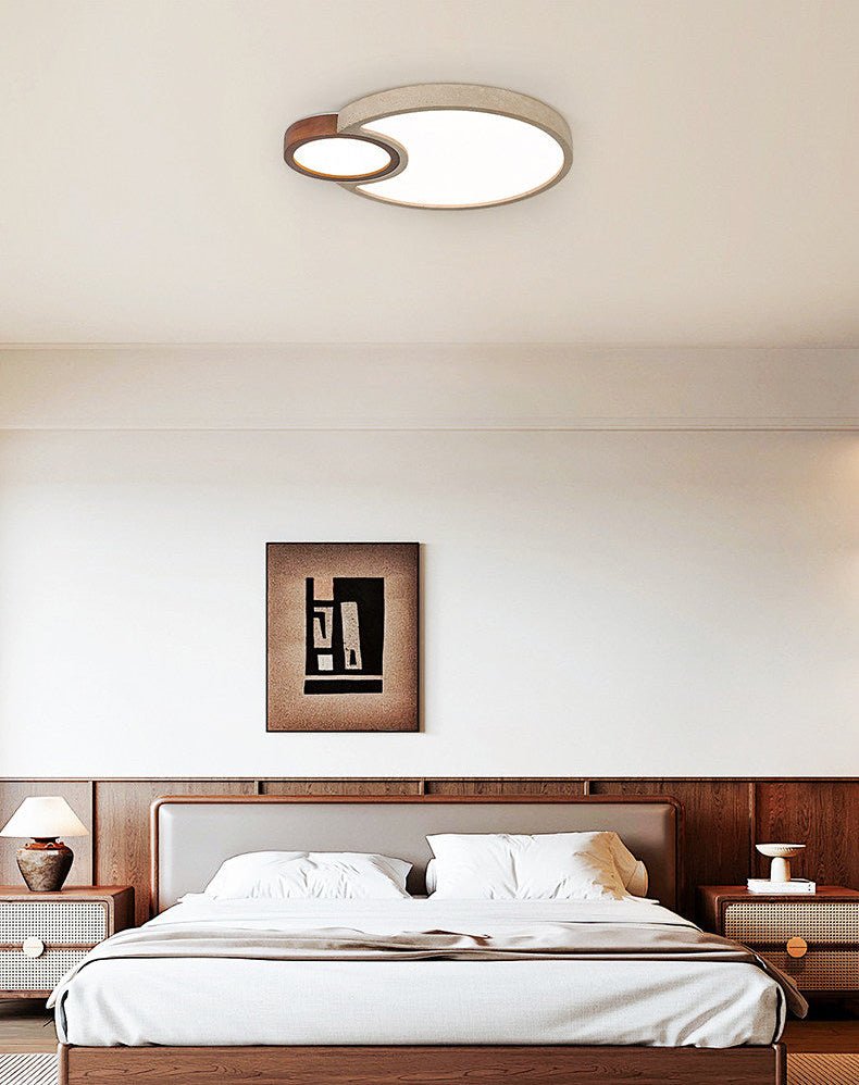 Orba Travertine Ceiling Light