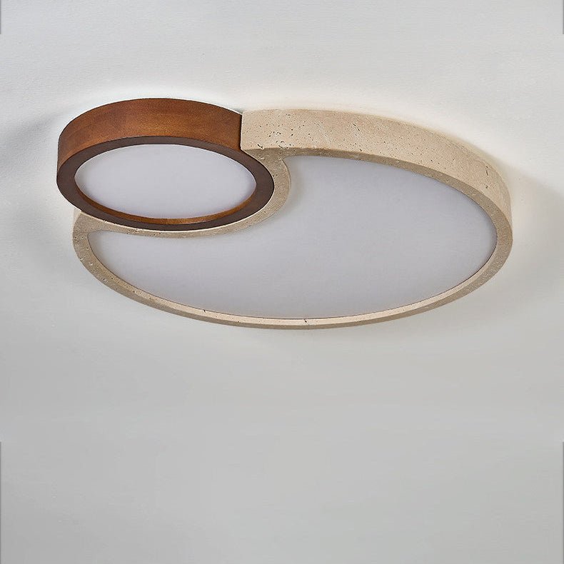 Orba Travertine Ceiling Light