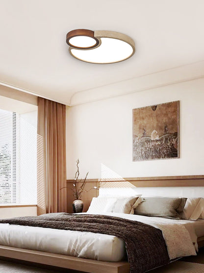 Orba Travertine Ceiling Light