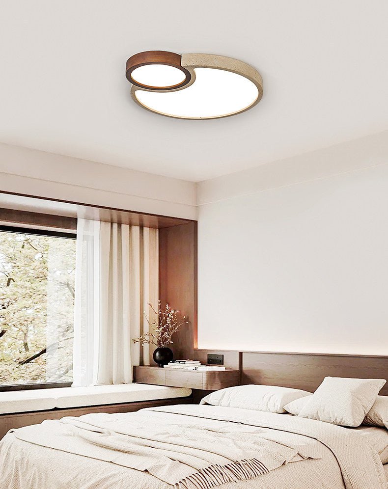 Orba Travertine Ceiling Light