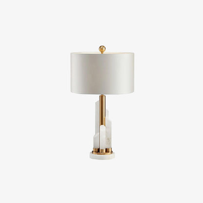 Orbit Metal Alabaster Table Lamp