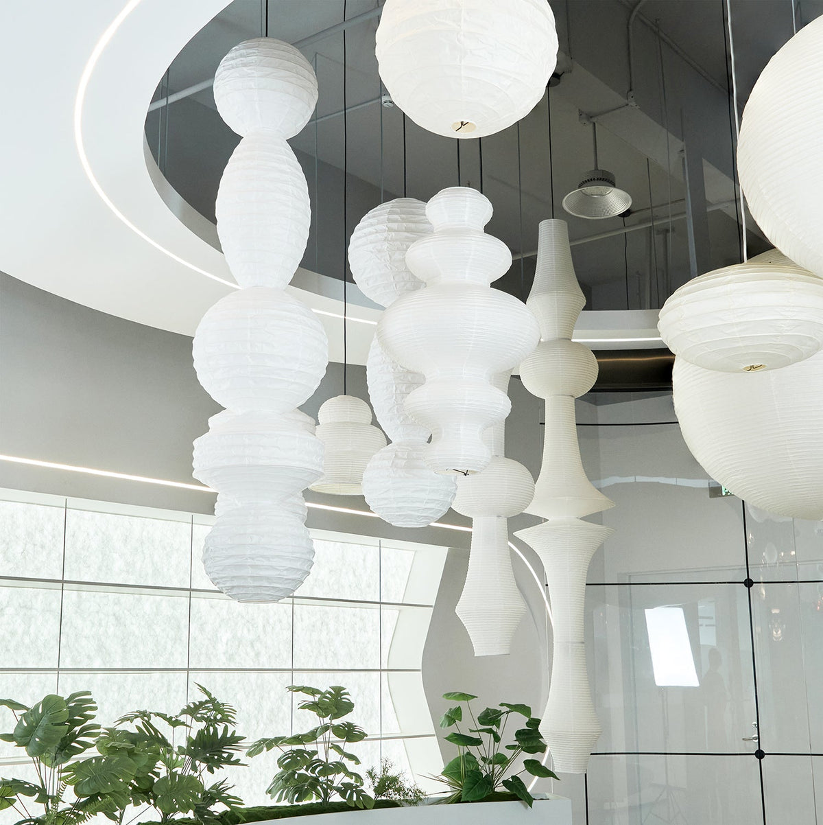 Ori Lantern Series Swag Pendant Lamp