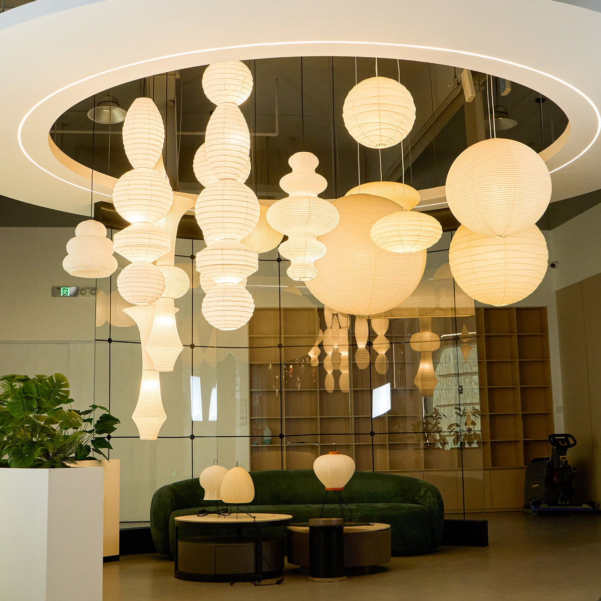 Ori Lantern Series Swag Pendant Lamp