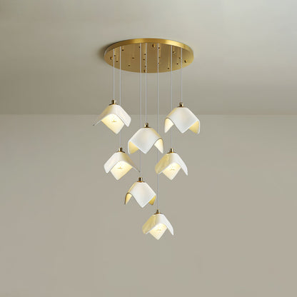 Orlani Cascade Stairs Chandelier