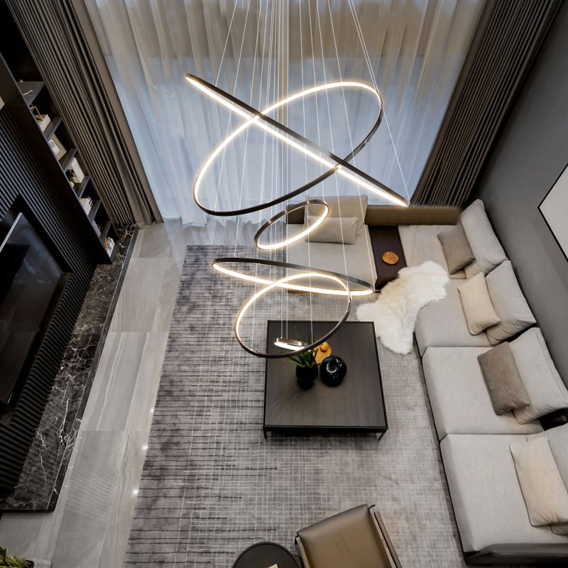 Orrery Rings Chandelier