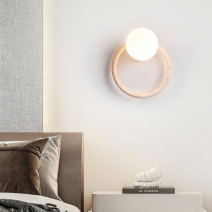 Orria Travertine Wall Light