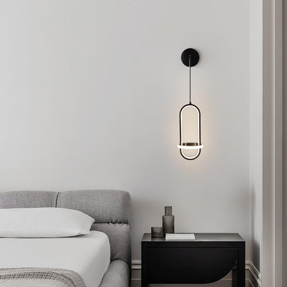 Oval Brass Wall Light
