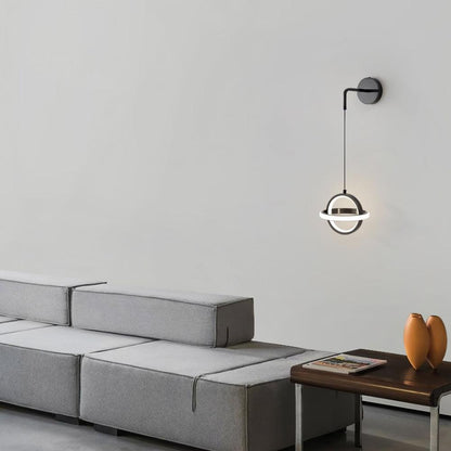 Oval Brass Wall Light