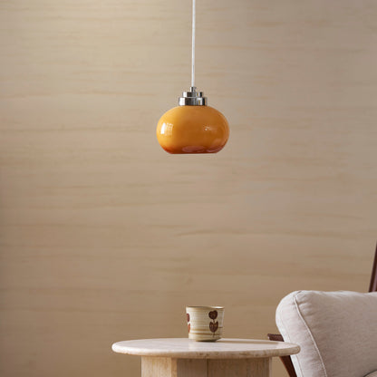 Oval Persimmon Pendant Light