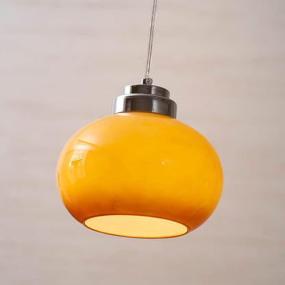 Oval Persimmon Pendant Light