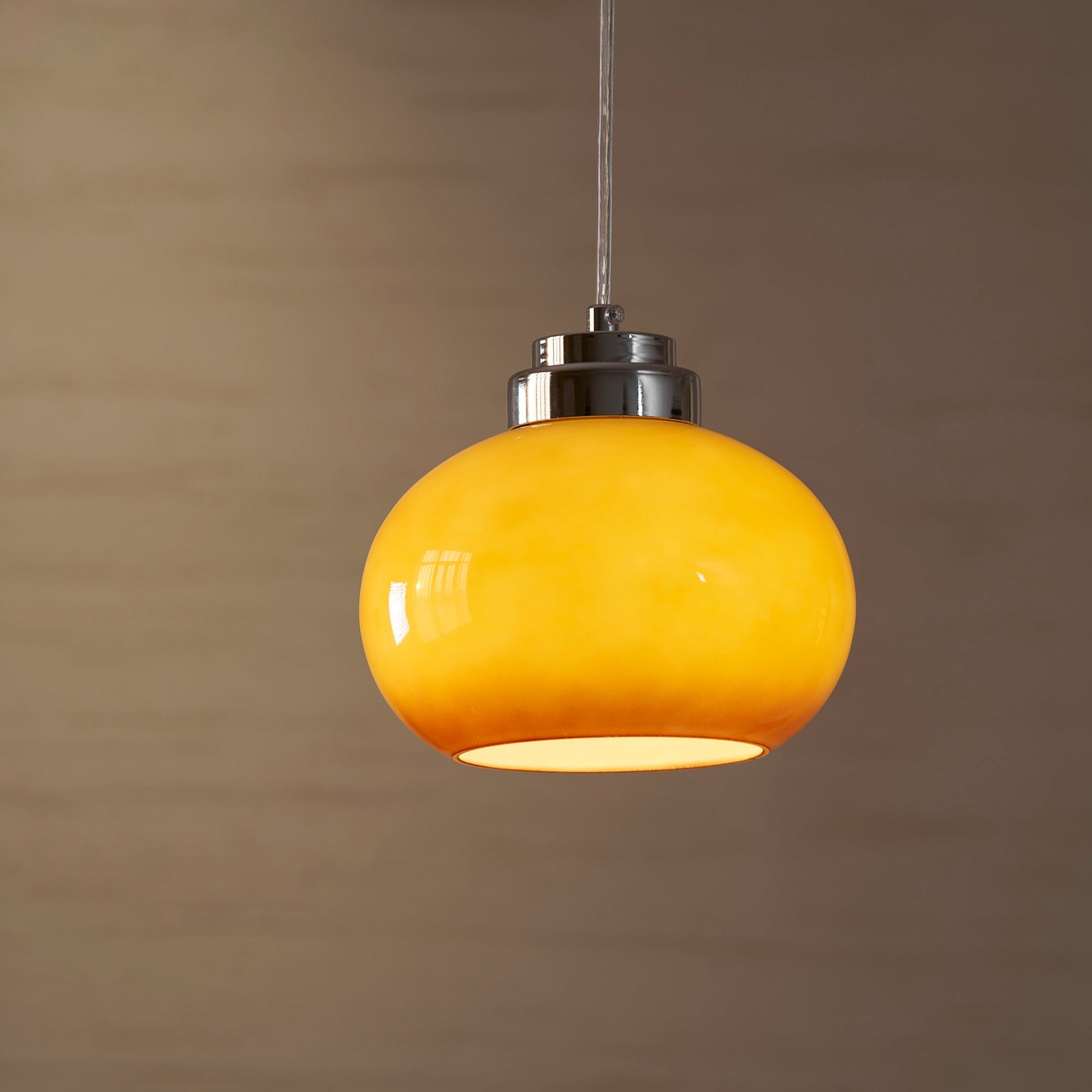 Oval Persimmon Pendant Light