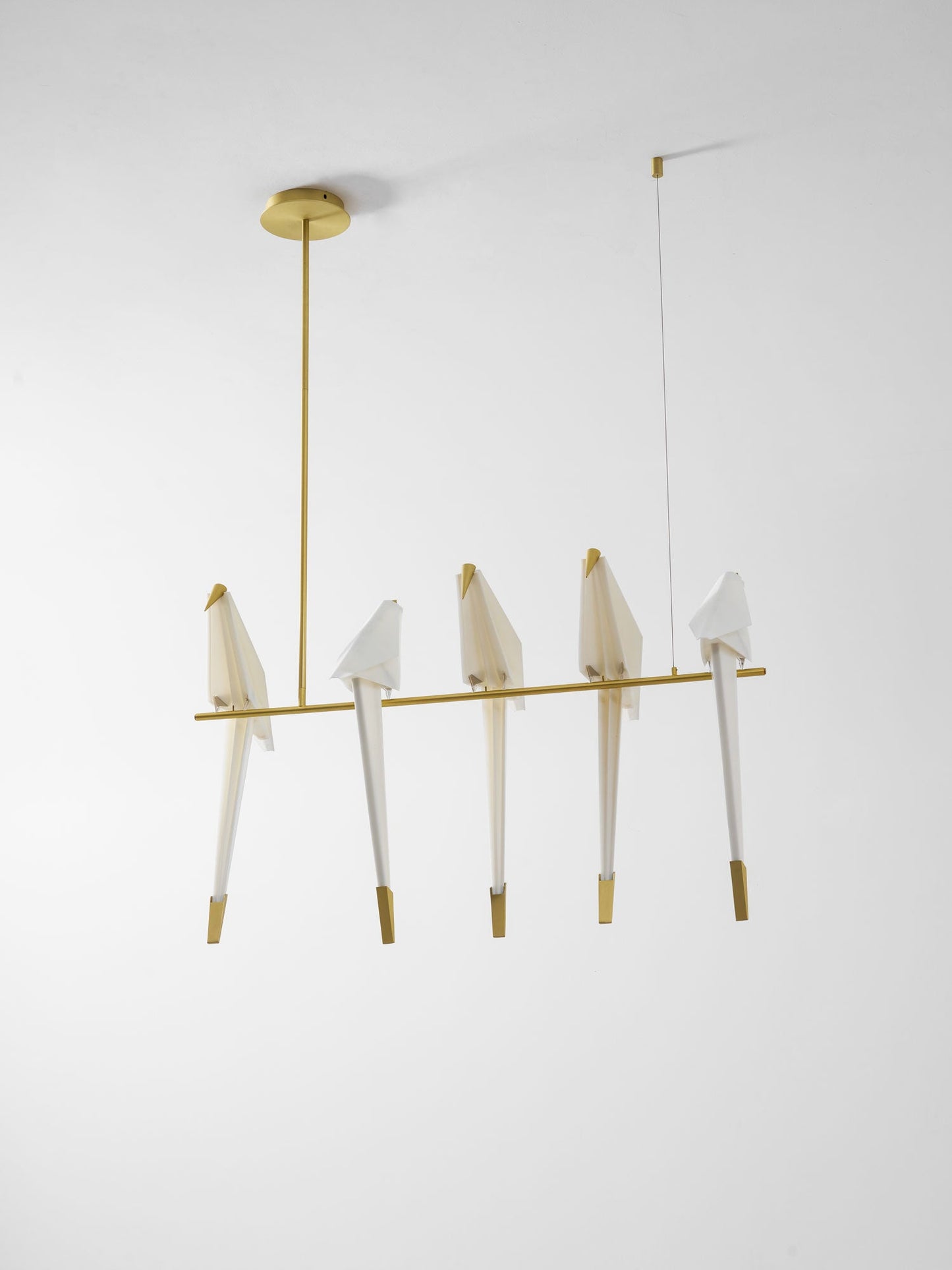 Paper Crane Bird LED Chandelier