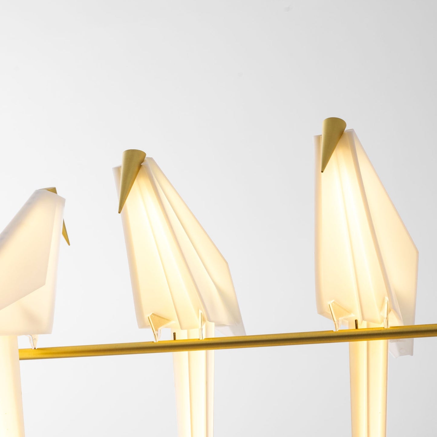Paper Crane Bird LED Chandelier