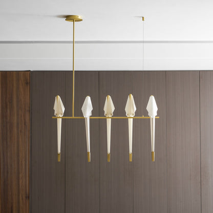 Paper Crane Bird LED Chandelier