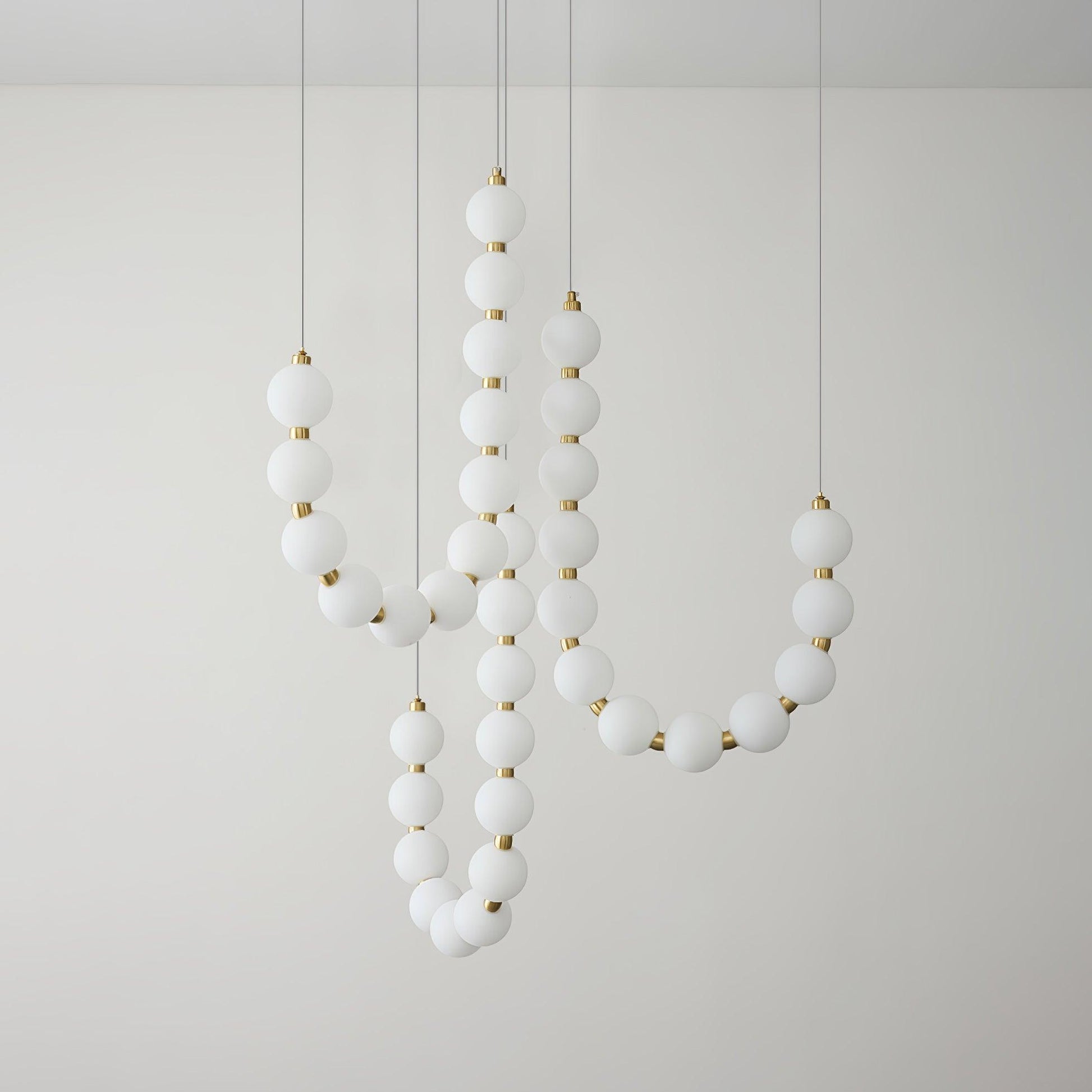 Acrylic Pearl Necklace Chandelier