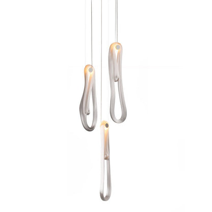 Pearlescent Filament Chandelier