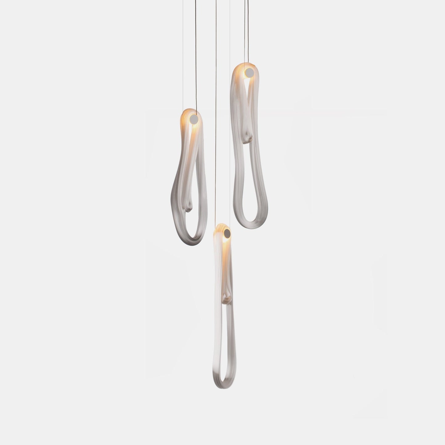 Pearlescent Filament Chandelier