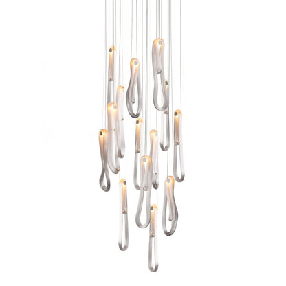 Pearlescent Filament Chandelier