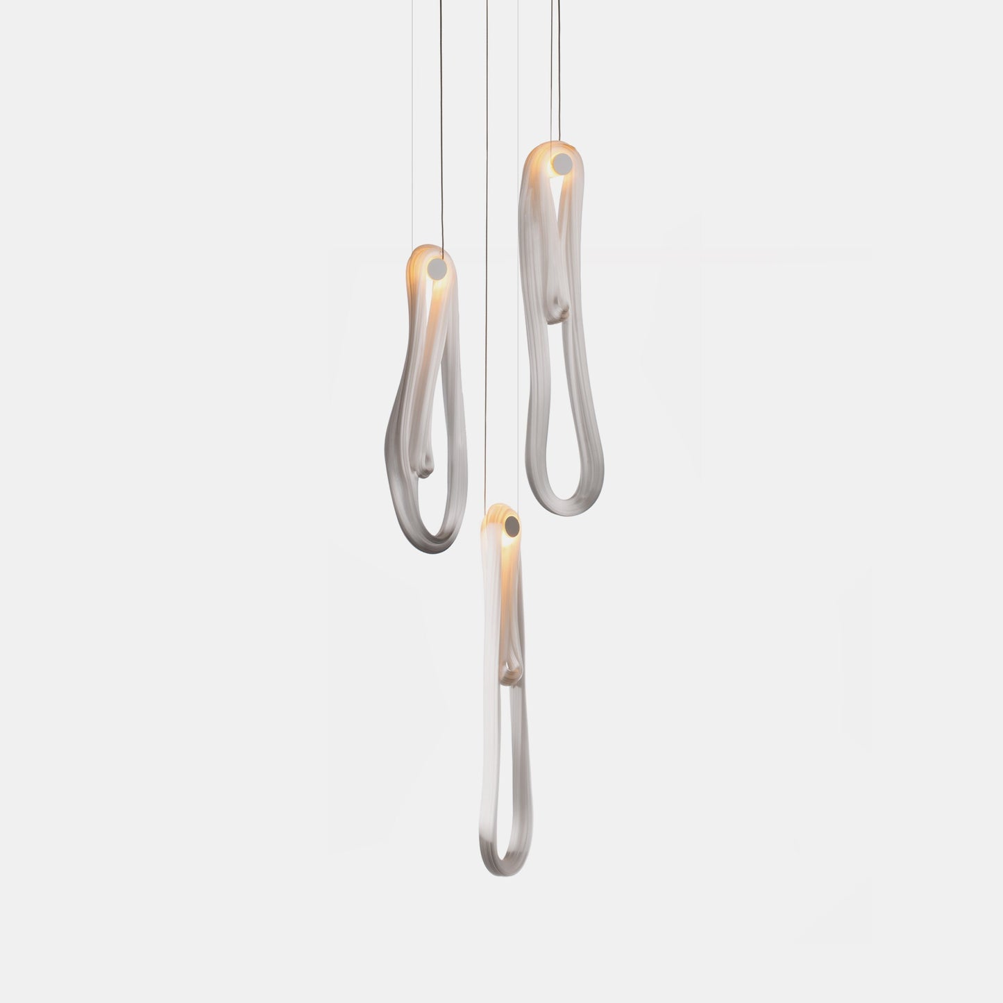 Pearlescent Filament Chandelier