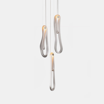 Pearlescent Filament Chandelier