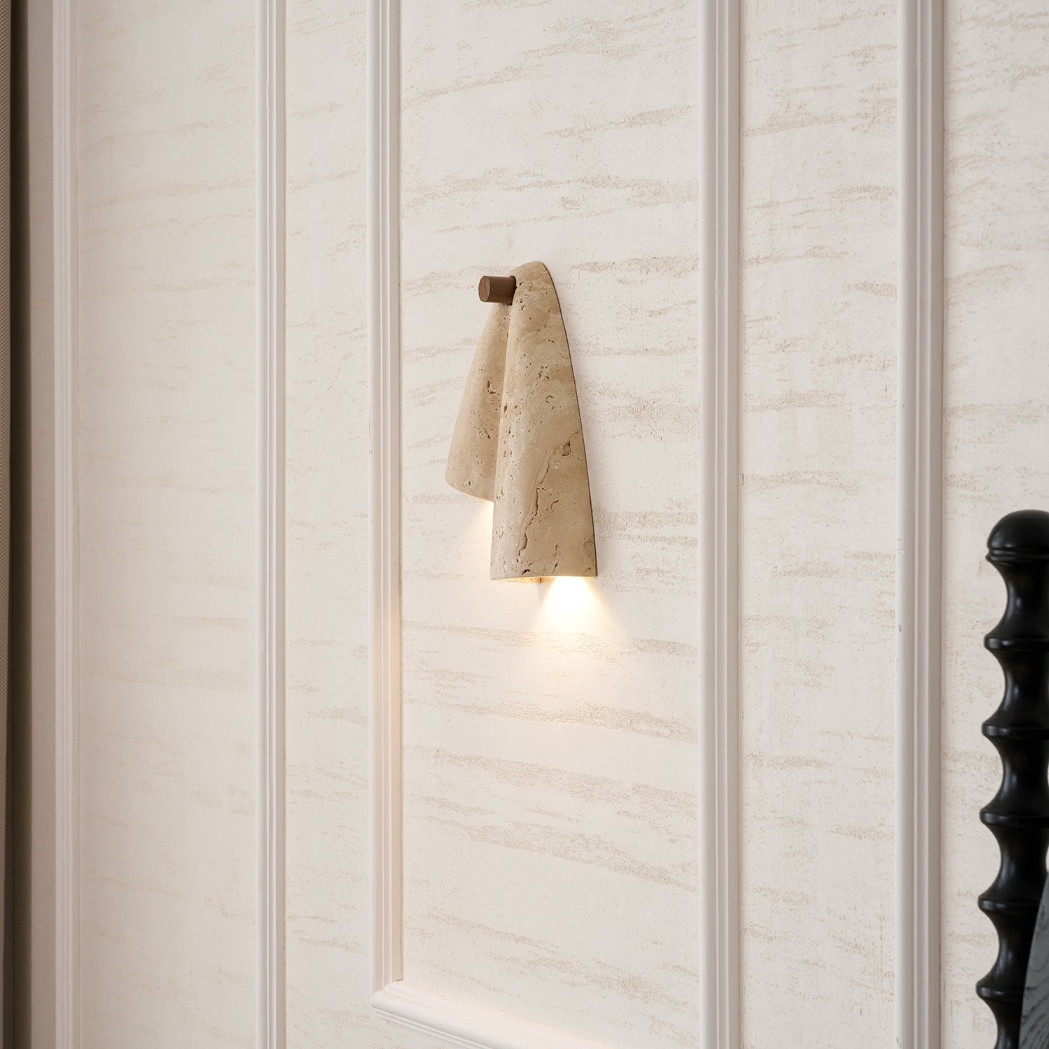 Velo Draped Stone Sconce