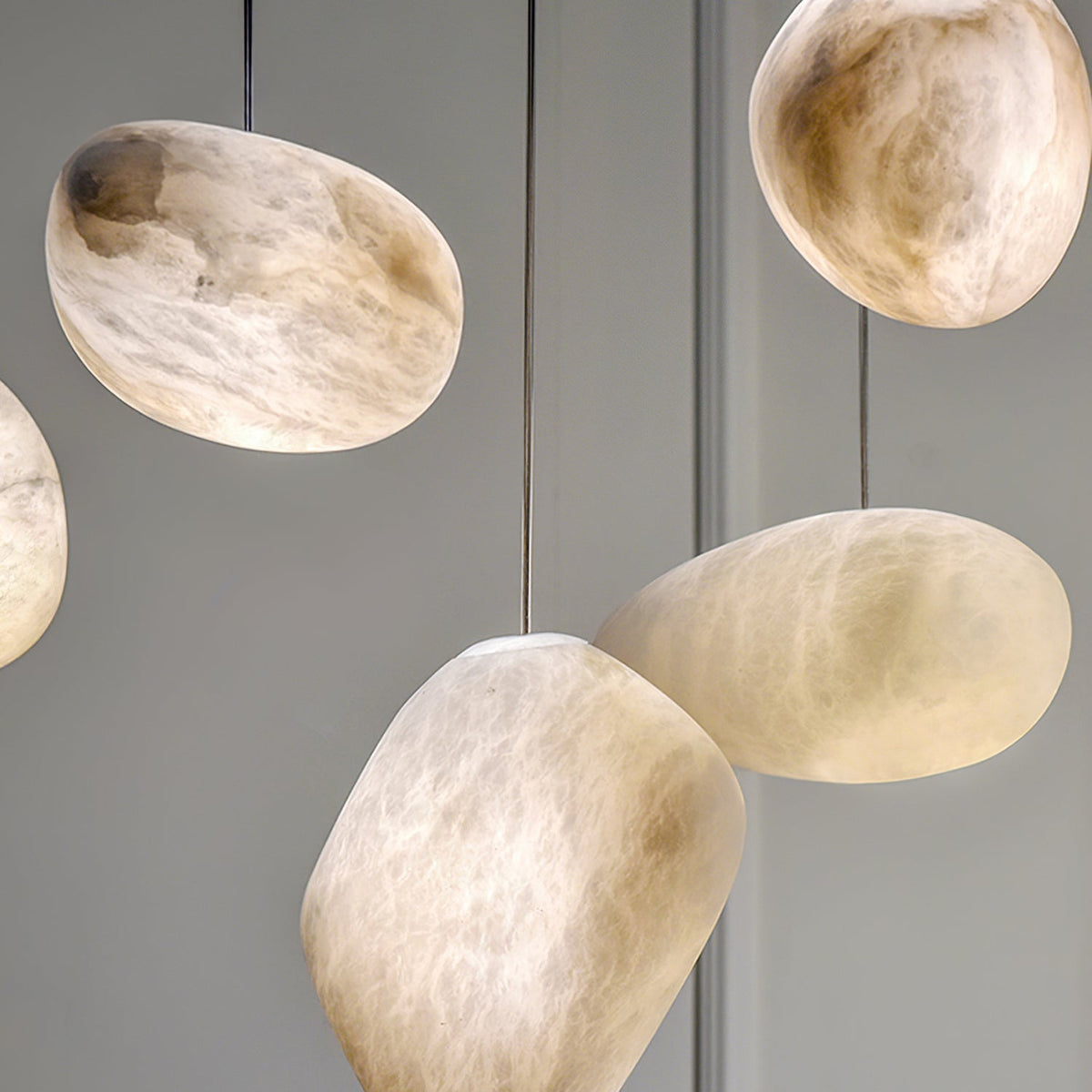 Pebbles Alabaster Pendant Lamp