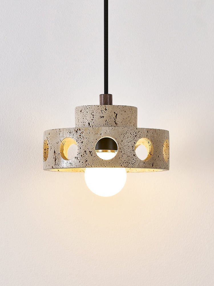 Perfora Travertine Pendant Lamp