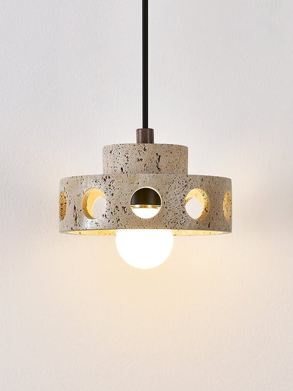 Perfora Travertine Pendant Lamp