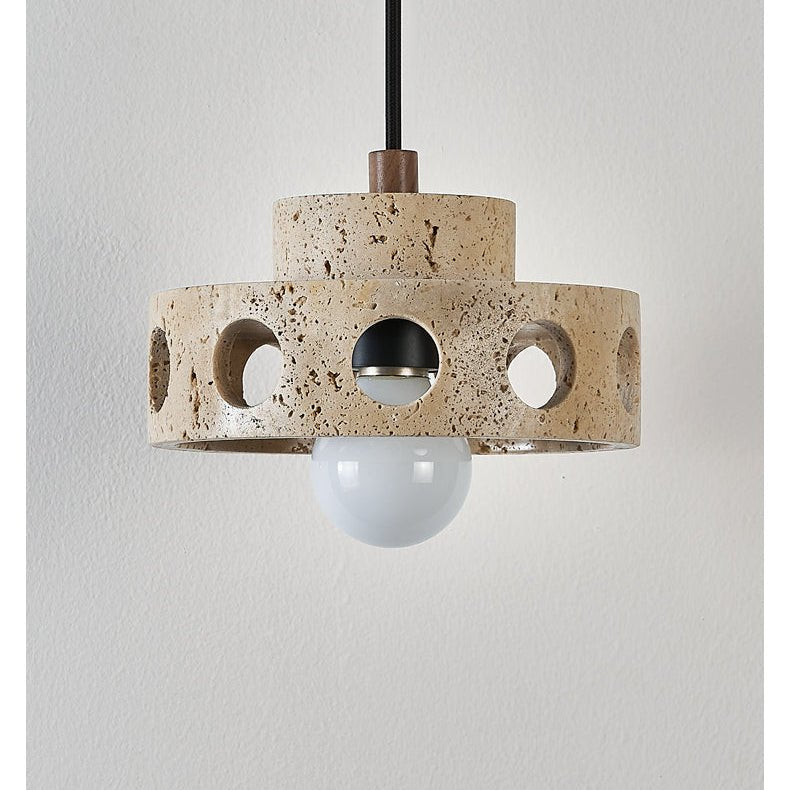 Perfora Travertine Pendant Lamp